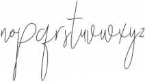 Baropetha Signature5 ttf (400) Font LOWERCASE