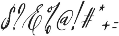 Baropetha Signature_Italic1 ttf (400) Font OTHER CHARS