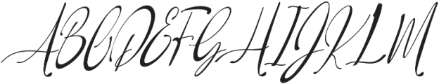 Baropetha Signature_Italic1 ttf (400) Font UPPERCASE