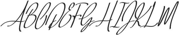 Baropetha Signature_Italic2 ttf (400) Font UPPERCASE