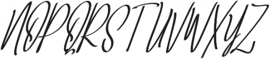 Baropetha Signature_Italic2 ttf (400) Font UPPERCASE