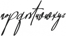 Baropetha Signature_Italic2 ttf (400) Font LOWERCASE