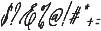 Baropetha Signature_Italic3 ttf (400) Font OTHER CHARS