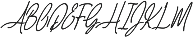 Baropetha Signature_Italic3 ttf (400) Font UPPERCASE