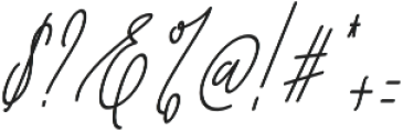 Baropetha Signature_Italic4 ttf (400) Font OTHER CHARS