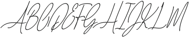 Baropetha Signature_Italic4 ttf (400) Font UPPERCASE