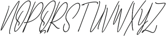 Baropetha Signature_Italic4 ttf (400) Font UPPERCASE