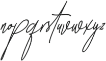 Baropetha Signature_Italic4 ttf (400) Font LOWERCASE