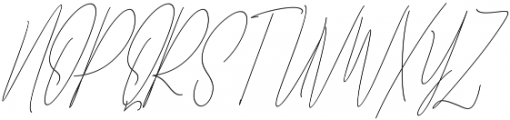 Baropetha Signature_Italic5 ttf (400) Font UPPERCASE