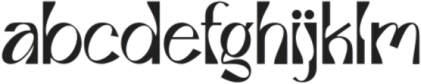 Barostico Regular otf (400) Font LOWERCASE