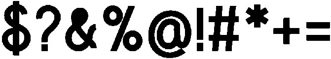 Barra Bold Regular otf (700) Font OTHER CHARS