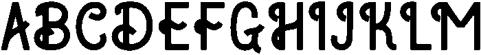 Barra Bold Round Bold otf (700) Font UPPERCASE