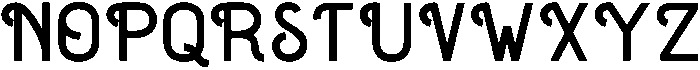 Barra Bold Round Bold otf (700) Font UPPERCASE