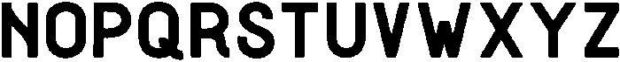 Barra Bold Round Bold otf (700) Font LOWERCASE