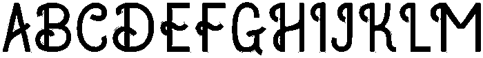 Barra College Regular otf (400) Font UPPERCASE