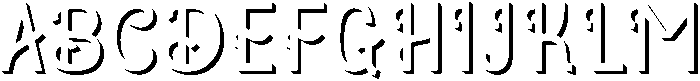 Barra Extrude Regular otf (400) Font UPPERCASE