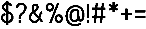 Barra Regular Regular otf (400) Font OTHER CHARS