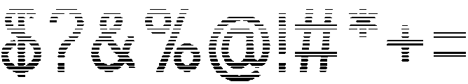 Barra Stripe Regular otf (400) Font OTHER CHARS