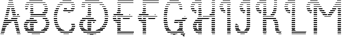 Barra Stripe Regular otf (400) Font UPPERCASE
