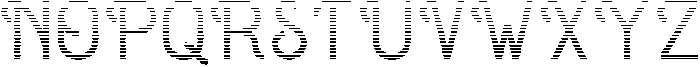 Barra Stripe Regular otf (400) Font UPPERCASE