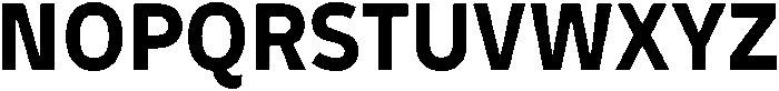 Barrierefrei Sans Bold otf (700) Font UPPERCASE