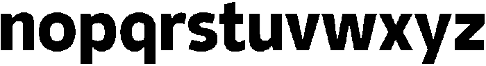 Barrierefrei Sans Heavy otf (800) Font LOWERCASE