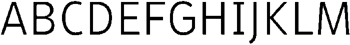 Barrierefrei Sans Light otf (300) Font UPPERCASE