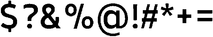 Barrierefrei Sans Medium otf (500) Font OTHER CHARS