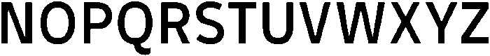 Barrierefrei Sans Medium otf (500) Font UPPERCASE