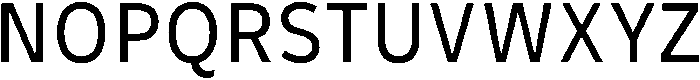 Barrierefrei Sans Regular otf (400) Font UPPERCASE
