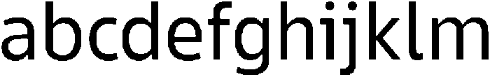 Barrierefrei Sans Regular otf (400) FONT