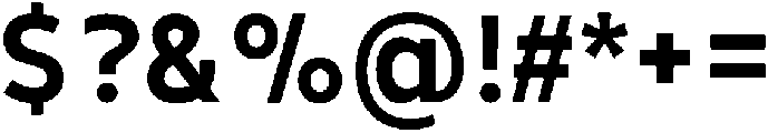 Barrierefrei Sans SemiBold otf (600) Font OTHER CHARS