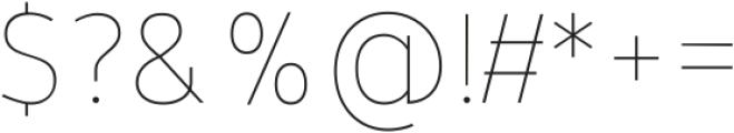Barrierefrei Sans Variable Thin ttf (100) Font OTHER CHARS