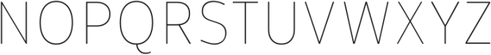 Barrierefrei Sans Variable Thin ttf (100) Font UPPERCASE