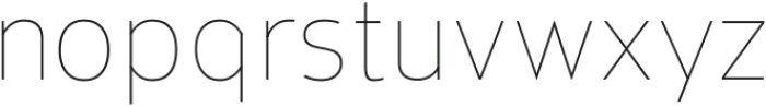Barrierefrei Sans Variable Thin ttf (100) Font LOWERCASE