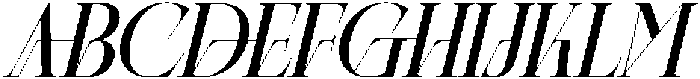 Barstge Italic otf (400) Font UPPERCASE