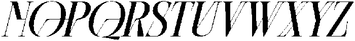 Barstge Italic otf (400) Font UPPERCASE