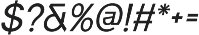 Bartine Italic otf (400) Font OTHER CHARS