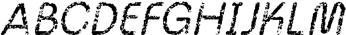 Bartine Rounded Stamp Italic otf (400) Font UPPERCASE