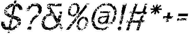 Bartine Stamp Italic otf (400) Font OTHER CHARS