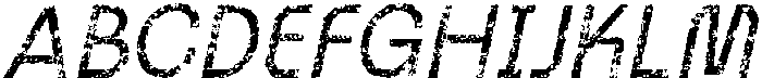 Bartine Stamp Italic otf (400) Font UPPERCASE