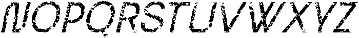 Bartine Stamp Italic otf (400) Font UPPERCASE