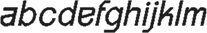 BartinePixel-Regular otf (400) Font LOWERCASE