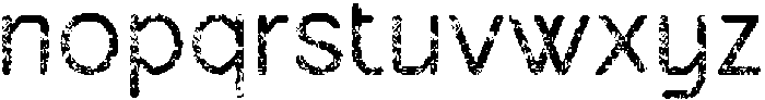 BartineRoundedStamp-Regular otf (400) Font LOWERCASE