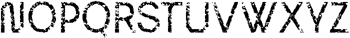BartineStamp-Regular otf (400) Font UPPERCASE