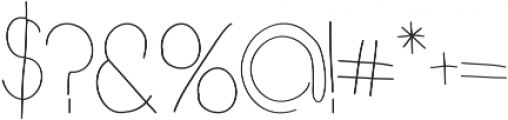 Bartleby otf (400) Font OTHER CHARS