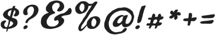 Barton Ink Oblique otf (400) Font OTHER CHARS