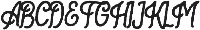 Bartond Typeface otf (400) Font UPPERCASE