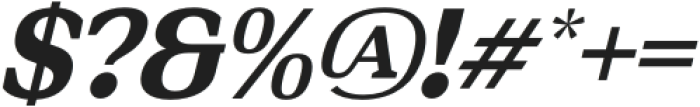 Bartone Italic otf (400) Font OTHER CHARS