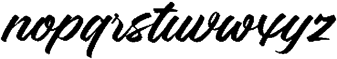 Barty Stones otf (400) Font LOWERCASE
